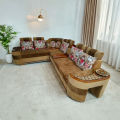 Chittagonge segun wood er conner sofa set S-362. 
