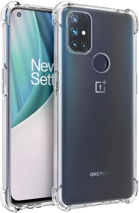 AICEK Transparente Silikon-Hülle Für OnePlus Nord N10 5G (6,49 Zoll) - Klare TPU-Schutzhülle Mit Noppen-Design, Rutschfest