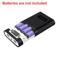 4*18650 Battery Holder Portable Power Bank Case Without Battery 5V Dual USB Output Power Bank Charger Shell Battery Storage Box. 