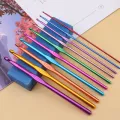 KRABALL Crochet Kit for Beginners Crochet Hook Set Ergonomic Knitting Needles Blunt Needles Stitch Marker DIY with Storage Case. 