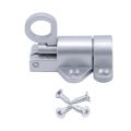Aluminum Alloy Black/Gray Window Gate Security Pull Ring Spring Bounce Door Bolt Automatic Latch Lock Black Grey Window. 