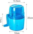 Portable Hand Crank Ice Crusher Manual Shredding  Machine Gola Maker. 