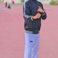 Taekwondo black tracksuit. 