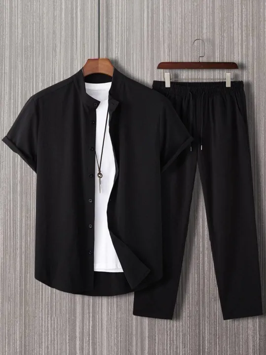 Men%E2%80%99s%20Premium%20Summer%20Combo%20Set%20%E2%80%93%20Half%20Shirt%20+%20%20%20%20Trouser%20Pants%20%F0%9F%8C%BF%20-%20Image%204