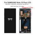 AMOLED TFT Note 10 Plus Screen For Samsung Note 10+ LCD Display 5G N976F Touch Screen +Frame Support S Pen with Fingerprints. 