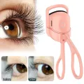 Portable Electric Eyelash Curler Heated Combs Eye Lash Longlasting Eyelashes Curl Thermal Eyelash Curler Makeup Accessories. 