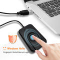 New Windows 10 11 Hello Biometric Fingerprint Login USB Reader Scanner Module Device Biometrics Security Key Safe Account Login. 