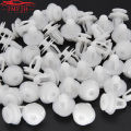 8mm Hole Car Fixed Rivet Retainer Plastic Rivets Fastener Push Clips 50pcs White Auto Bumper Fender Fastener Retainer Clips. 