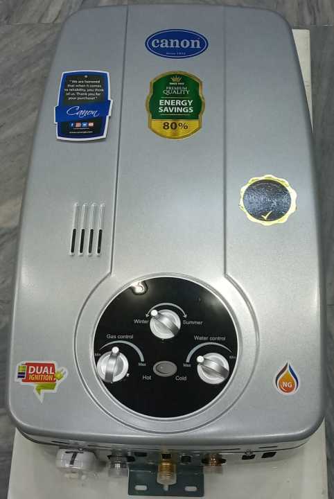 CANON Instant Geyser 20- Liter Natural Gas Water Heater 20-DD With 1 year Brand Warranty
