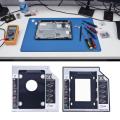 Universal CD DVD to HDD Case Enclosure 2.5" SSD with Optibay, 9.5/12.7mm 2nd HDD Caddy SATA 3.0 CD-ROM.
