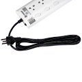 Power strip, power strip, Toshino trailer plug, standard mechanical. There are 3/4 separate switch channels: 2 m long wires, 3 m and 5 m (ECO-32,ECO-33,ECO-35,ECO-43,ECO-45).. 