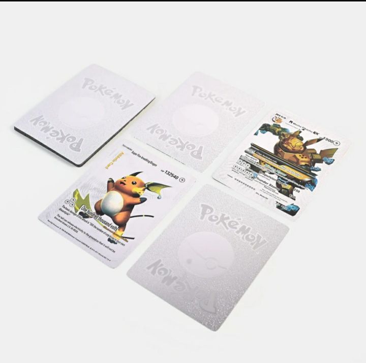 Pokemon card Pokemon silver card pack of 7 random cards | Daraz.pk