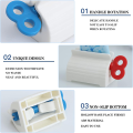Rolling Tube Toothpaste Squeezer Toothpaste Seat Holder Stand Rotate Toothpaste Dispenser for Bathroom Lazy Toothpaste Squeezer Press Fashion (No Color Choice). 