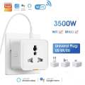 Smart Plug WiFi Socket with type C port Tuya Smart Home 16A 3500W. 