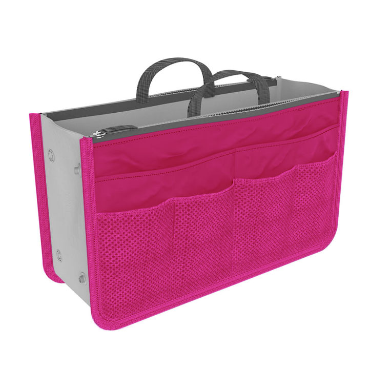 Make%20up%20Organizer%20Insert%20Bag%20Large%20Capacity%20Multi%20Pocket%20Cosmetic%20Bag%20Portable%20Multicoloured%20Travel%20Insert%20Handbag%20Pouch%20-%20Image%203