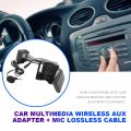 For Peugeot 207 307 407 308 For Citroen C2 C3 RD4 12Pin Bluetooth-Compatible Module Wireless Radio Stereo AUX-IN Audio Adapter. 