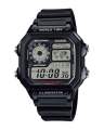 AE-1200WH Digital Boys Black Watches. 