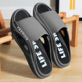 Psion men's slippers are made of high quality rubber, soft sole, comfortable to wear, not hurt feet, cool shape, all 4 colors brown, gray, black, green in this neighborhood.. 