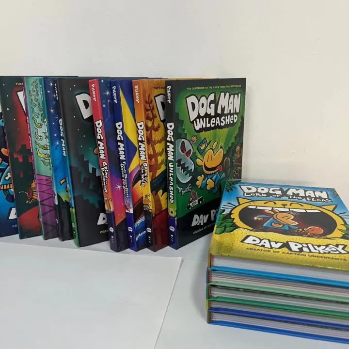 English%20cartoon%20children's%20book%20Dog%20Man%20series%20Detective%20Dog%20(optional%20book)%20hardcover%20adventure%20funny%20investigation%20long%20time%20reading%20unboring%20-%20Image%207