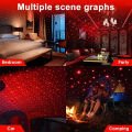 Universal LED Car Roof Star Night Lights| Mini LED Red Starry Sky Projector Night Light| Romantic Led Projection Atmosphere Star Light| Interior Ambient Galaxy Star Lamp Decoration Light| Portable Laser Light for Roof Lighting of Auto, Car, Truck, Room. 