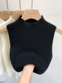 Women Knitted Tank Top 2026 Spring Summer Slim Sweater Short Sleeveless Solid Spring Autumn Sweaters Pullovers. 