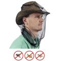 Outdoor Fishing Cap Mosquito Head Cover Mesh Net Face Protector Gardening Hat Bee Insect-proof Hat for Travel Hiking Camping Cap. 