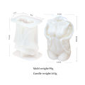 Artistic Naked Body Figure Silicone Soap Mould Pregnant Woman Wax 3D Female Oblique Shoulder Man Candle Mold Fragrant Decoration. 