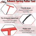 Motorcycle Exhaust Spring Hook T Shaped Handle Exhaust Pipe Spring Puller Installer Hooks Repair Tool for Springs Removal. 