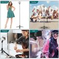 Selfie Stick 5 Fit Phone Tripod Bluetooth Remote Extendable Monopod. 