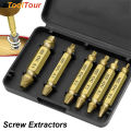 Damaged Screw Extractor Set HSS Drill Bit Stripped Broken Remover Small Easily Quickly Take Out Kit Easy Demolition Power Tools. 