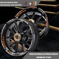 Reflective Motorcycle Wheel Sticker Rim Hub Stripe Decal Ready to Race Tape Accessori Waterproof For KTM Duke 390/690/790/125 RC.