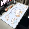 Premium Office Leather Mouse Pad Kawaii Cartoon Cinnamoroll Children's Writing Desk Pad Anime Girl Sanrio HD Print Keyboard Pad. 