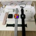 Smart watch series 9 clone with apple logo. 