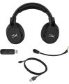 HyperX Cloud Flight S - Wireless Gaming Headset, 7.1 Surround Sound, 30 Hour Battery Life, Qi Wireless Charging, Detachable Microphone with LED Mute Indicator, Compatible with PC & PS4. 