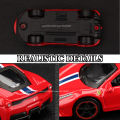 Bburago 1:64 Ferrari Mini Car Model, BB11 Enzo Metal Vehicle Replica F12tdf F40 458 488 GTB Diecast Miniature Home Decor Boy Toy. 