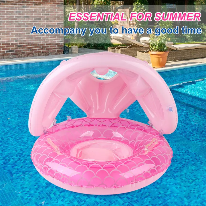 1PC%20Canopy%20Swim%20Ring,%20Pool%20Float%20with%20Safety%20Seat,%20Water%20Floating%20Ring%20with%20Sun%20Protection%20-%20Image%202