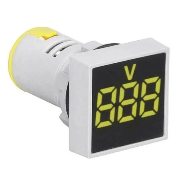 1%20PCS%20YELLOIW%2022MM%20AC20-500V%20Voltmeter%20Square%20Panel%20LED%20Digital%20Voltage%20Meter%20Indicator%20Light%20AD101-22VMS%20-%20Image%202