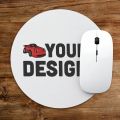 Customized print your Picture ,Name ,logo etc on mouse pad-Circle shape. 