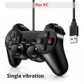 DATA FROG Vibration Joystick Wired USB PC Controller For PC Computer Laptop For WinXP/Win7/Win8/Win10 For Vista Black Gamepad. 
