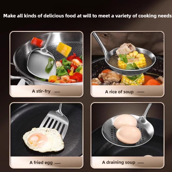 Food%20Stainless%20Steel%20Wok%20Spatula%20Metal%20kitchen%20utensils%20Slotted%20Turner%20Spoon%20Ladle%20Cooking%20Tools%20Utensil%20Set%20Kitchen%20Accessories%20-%20Image%204