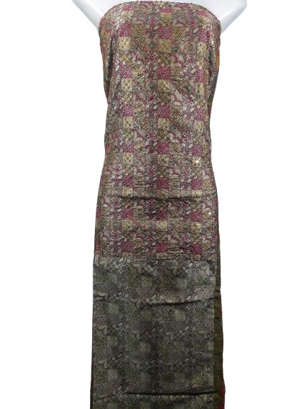 unstiched one piece for women (multicoloer)- silk