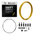 Chooee Shifter Cable For MTB/Road Bikes - 2200mm Housing,2500mm Inner Cable For Shimano & SRAM  Rear Derailleur Bicycle Part. 