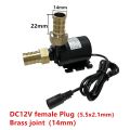DC12V 24V Water Pumps Lift 5M 800L/H Solar Brushless Motor Water Circulation Water Pump Ceramic Shaft Ultra Quiet Submersibles. 