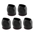 5Pcs Pulley Chair Foot Cover Computer Chair Rollers Fixer Office Universal Wheel Protector Wheel Anti-slip Foot Pad. 