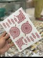 (fashion Design) Fashion Stickers  (only 1 event temporary tattoo) Water Proof Henna Tattoos/ Mehndi Stickers. 