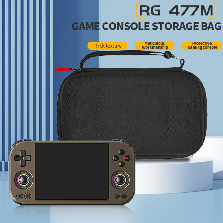 Anbernic RG477M Portable Game Console Travel Handbag Metal Game Organizer Carry Case for RG 477M Shell Accessories