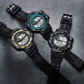 COOBOS Sports Mens Digital Watches Life Waterproof LED Wristwatch PU Band Fashion Luminous Calendar Week Display Army Male Clock. 