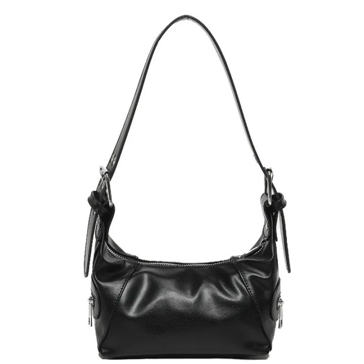 New%20women's%20armpit%20bag%20retro%20shoulder%20bag%20leather%20zipper%20handbag%20-%20Image%204