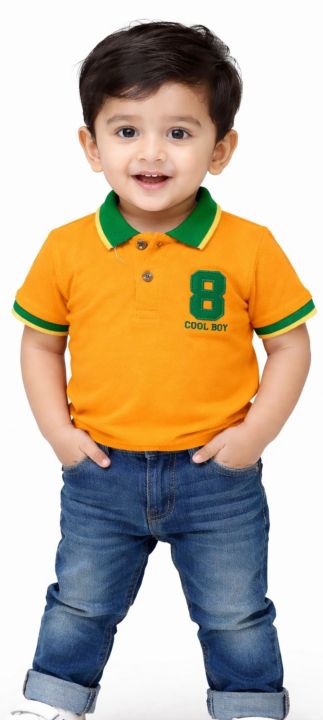 1-2%20years%20Stylish%20Addition%20-%20Boy%20Summer%20dress%201%20Piece%20Baby%20Boy%20Polo%20T-Shirt%20without%20Pant%20Cute%20Soft%20Cotton%20Kids%20Clothing%20-%20Image%203
