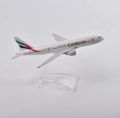 Emirates Boeing 777 Small Metal Airplane Model (16cm) aircraft model Airline  Model for home office and home decoration. 